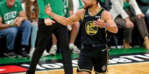 【大发体育】均是四战绿军！库里总决赛至今场均34.3分 KD首轮场均26.3分