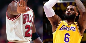 【大发体育】NBA历史唯三生涯场均27+5+5球员：Logo男乔丹詹姆斯