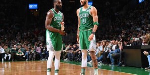 【大发体育】杰伦-布朗换KD？塔图姆：电视上的东西我一点都不信