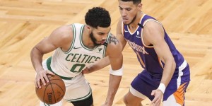 【大发体育】布克：我和塔图姆仅仅因为想代表科比就被人憎恨 那些黑子太傻了