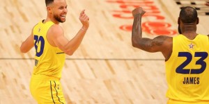 【大发体育】詹库生涯共41场正面对决！库里赢下24场占优 詹姆斯数据更好