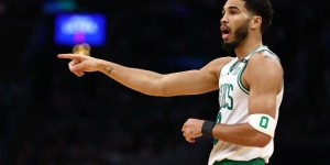 【大发体育】塔图姆25岁之前共66场得分达30+ 超皮尔斯成绿军队史最多