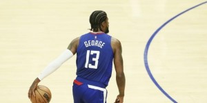 【大发体育】背靠背第2场出战41分钟&下半场打满 卢：乔治累了 这赖我