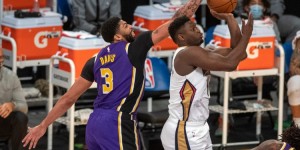 【大发体育】生涯前三季对比：锡安场均25.6分&命中率60.5%皆优于浓眉