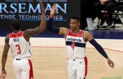 【大发扑克】奇才5连胜期间威少场均砍下20+12+12 比尔33+7+5