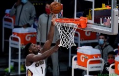 【大发扑克】锡安：与开拓者一战中学到很多东西 很期待关键时刻挺身而出