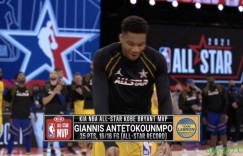 【大发扑克】字母哥已收获MVP&DPOY和全明星MVP 比肩乔丹和加内特