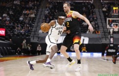 【大发扑克】阿利兹-约翰逊篮网首秀至少得到20分15篮板 队史第2人