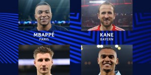 【大发体育】欧冠本周最佳球员候选：姆巴佩、凯恩、奥尔班、阿坎吉，大发助力你的致富之路！