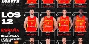 【大发体育】西班牙男篮公布世预赛12人大名单 埃尔南戈麦斯兄弟&加鲁巴领衔