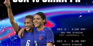 【大发体育】官方：美国女足将于12月在本土与中国女足进行两场热身赛，大发助力你的致富之路！