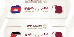 【大发体育】?国足同组对手！卡塔尔亚洲杯前热身赛交手柬埔寨&约旦，大发助力你的致富之路！