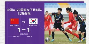 【大发体育】中国U-20女足1:1与韩国U-20女足，中国队23号卢家玉头球破门，大发助力你的致富之路！
