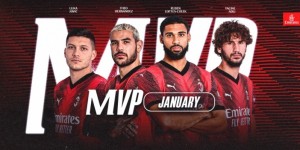 【大发体育】米兰1月最佳球员4人候选：阿德利、特奥、约维奇、奇克，大发助力你的致富之路！