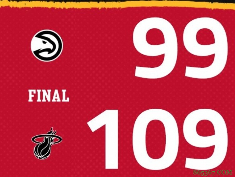 ?纳恩24+7 科林斯34+10 巴特勒缺阵 热火射落老鹰迎6连胜