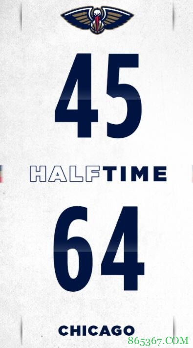 ?拉文36+8 怀特25分 锡安28+9+5 公牛五人上双险胜鹈鹕