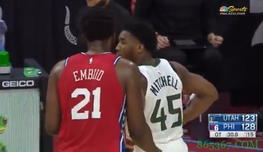 爵士VS76人裁判报告:一共6次漏判 驱逐米切尔为正确判罚