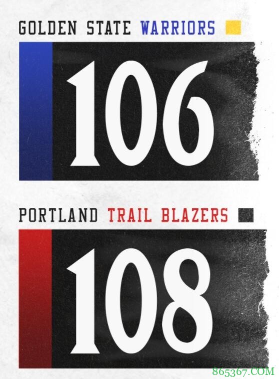 ?利拉德一攻一防准绝杀 库里35+7+5 开拓者险胜勇士