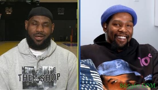 詹姆斯打趣选乔治：只支持他这一次哦 毕竟我们是同城宿敌