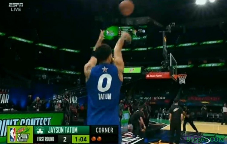 全明星三分大赛：库里绝杀康利夺冠