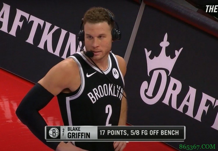 格里芬:哈登再次站了出来 每打一场就要有一场的进步