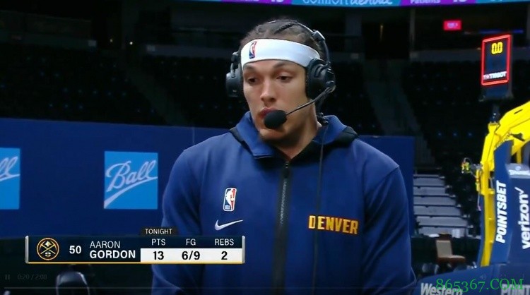 戈登:希望用防守帮助球队 和约基奇打球很轻松