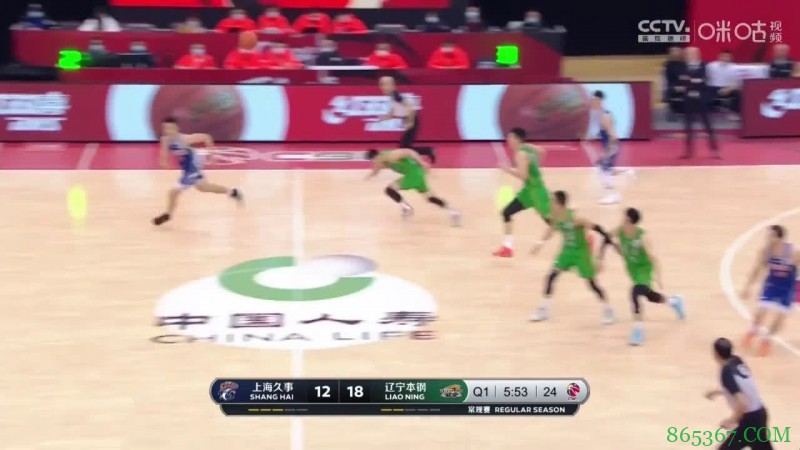 ? 弗雷戴特21+9+16 赵继伟28+5+12 上海加时险胜辽宁豪取5连胜