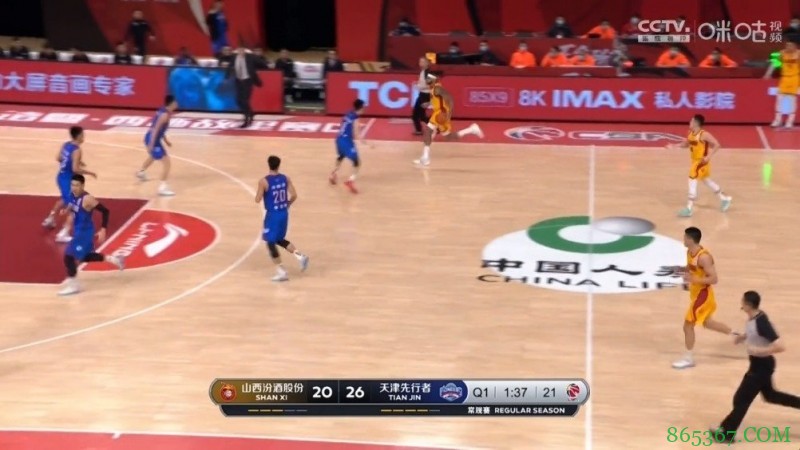 ?孟子凯24分 时德帅17+8 富兰克林24+8 天津胜山西止8连败