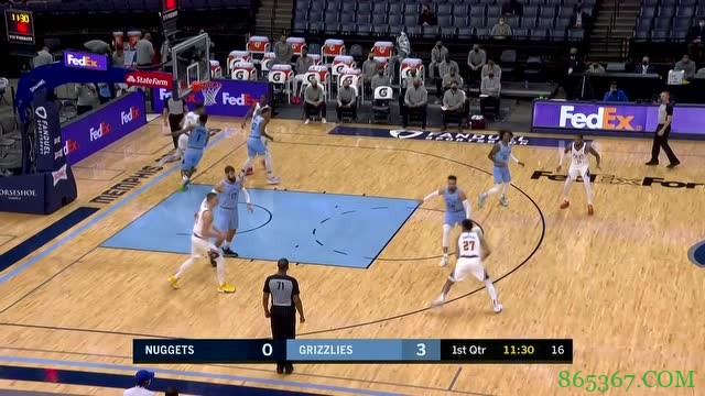 ?约基奇28+15+7 波特21+9 掘金险胜灰熊豪取五连胜