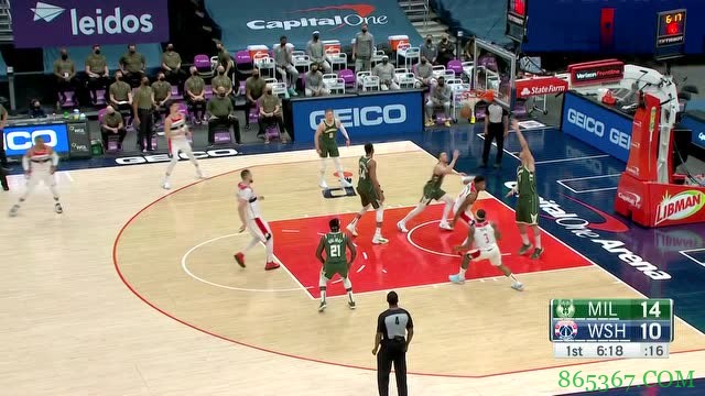 ?字母哥31+15+10 比尔37+6 威少23+17 雄鹿再胜奇才