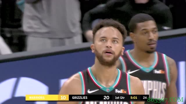 ?瓦兰19+15 维金斯20+9 普尔26+5 灰熊6人上双复仇勇士