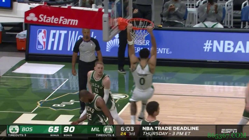 ?米德尔顿27+13 波蒂斯21分 布朗24+10 雄鹿险胜绿军