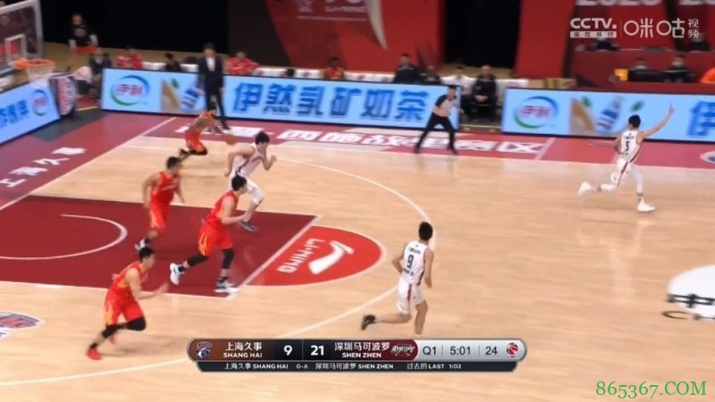 ?沈梓捷19+13+4帽 卢艺文26分 贺希宁20分 深圳大胜上海