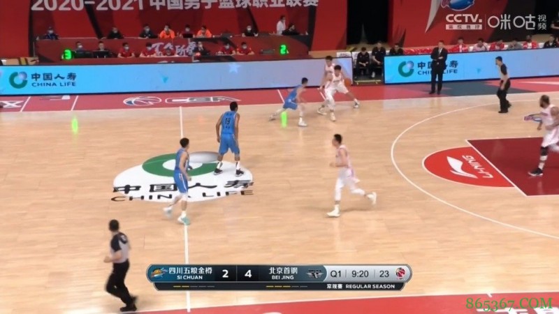 ?吉布森36+8 范子铭13+11 哈达迪伤退 北京轻取四川