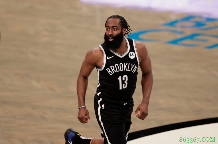 哈登加盟篮网以来多项数据领衔NBA 球队战绩同期联盟第2