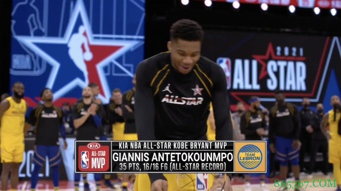 字母哥已收获MVP&DPOY和全明星MVP 比肩乔丹和加内特