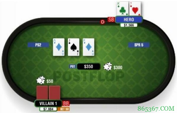 德州扑克中对-2