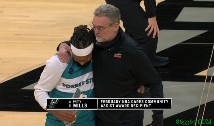 热心公益!米尔斯获得NBA二月份社区关怀奖