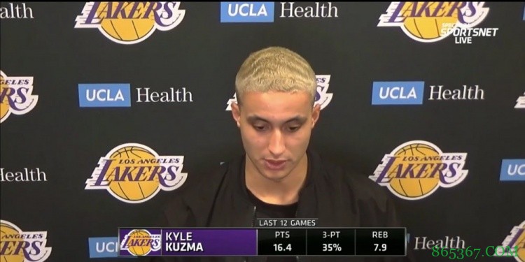 库兹马：我们本场的能量逐渐减少 上下半场仿佛打出两种风格