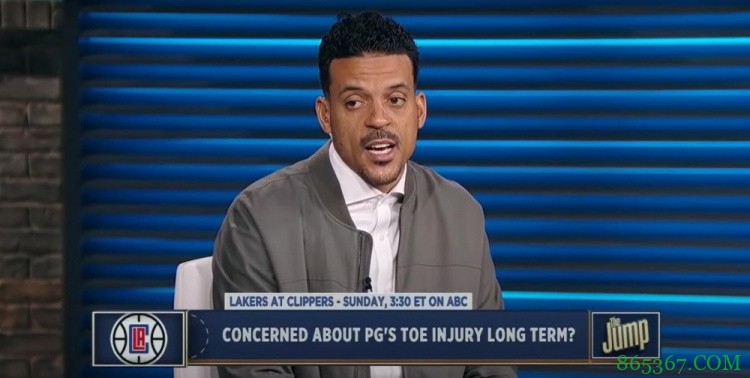 巴爷:乔治的脚伤会持续影响 隆多能让球星的工作更简单