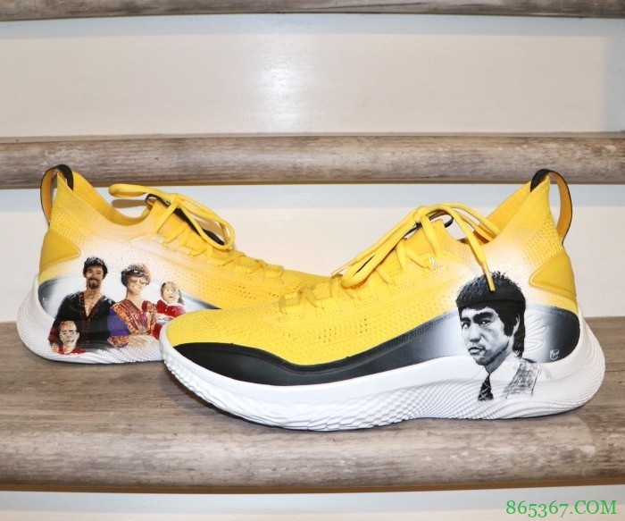 库里和李小龙基金会推定制球鞋 拍卖所得支持枪击案受害亚裔家庭