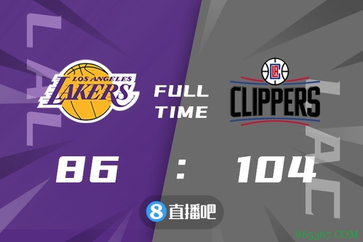 ?小卡19+10+8 小莫里斯22+7 乔治16+7 德比战快船轻取湖人