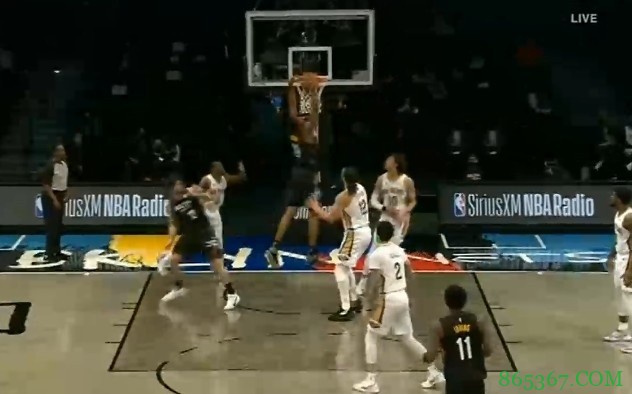 恐怖如斯!篮网两节半得分破百 全队命中率超过六成