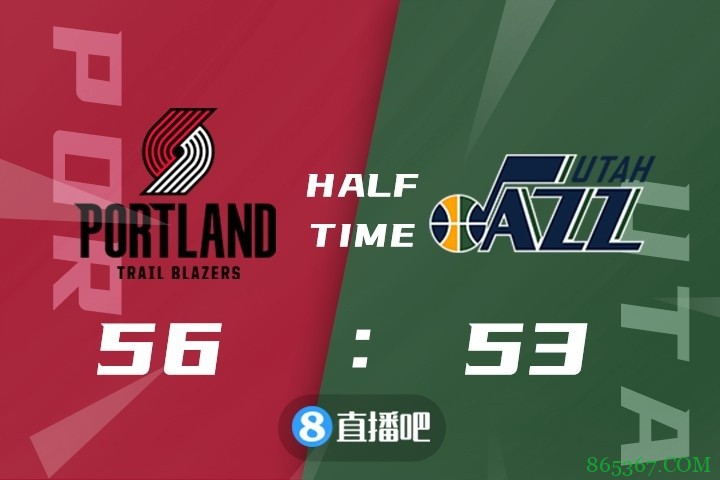 ?米切尔37+5 戈贝尔18+21 利拉德23+6 爵士轻取开拓者