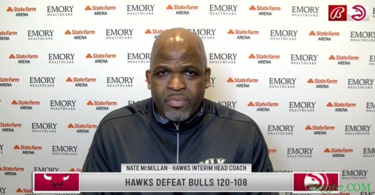 麦克米兰：特雷-杨率队终结了比赛 下半场对拉文进行了针对性布置