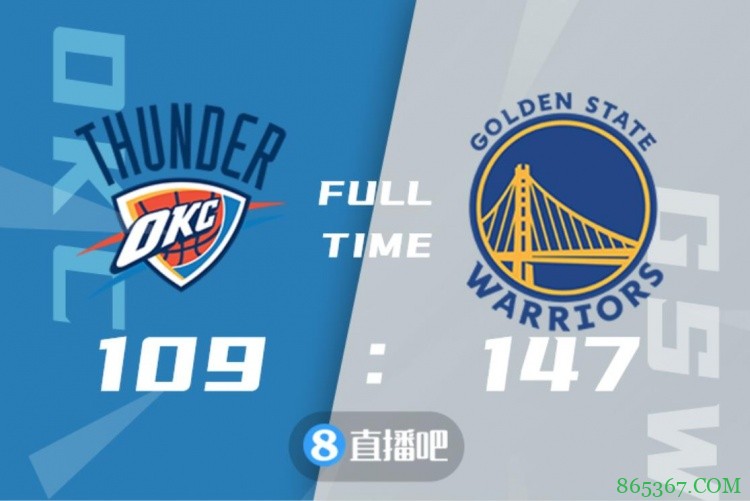 ?库里三节42+6+8 格林12+10+16 勇士24记三分送雷霆8连败