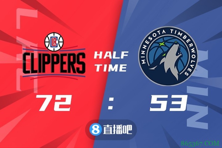 ?乔治23+7 小卡15+11+8 爱德华兹23+7 快船大胜森林狼