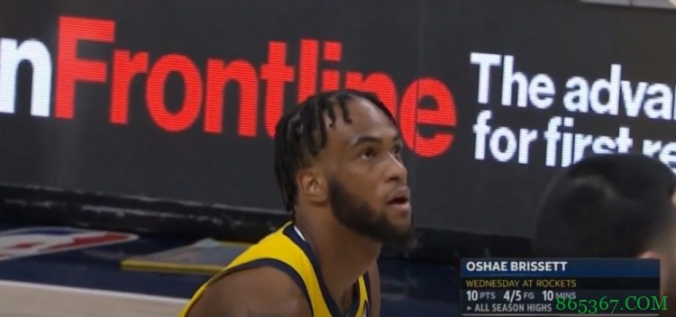 名记:步行者已与前锋奥谢-布里塞特签下一份三年合同