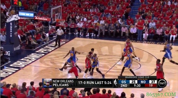 【重温经典】15年鹈鹕vs勇士G3 库里逆天三分拖进加时