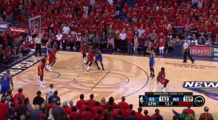 【重温经典】15年鹈鹕vs勇士G3 库里逆天三分拖进加时